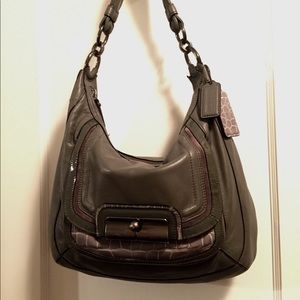 Coach bag in dark gray